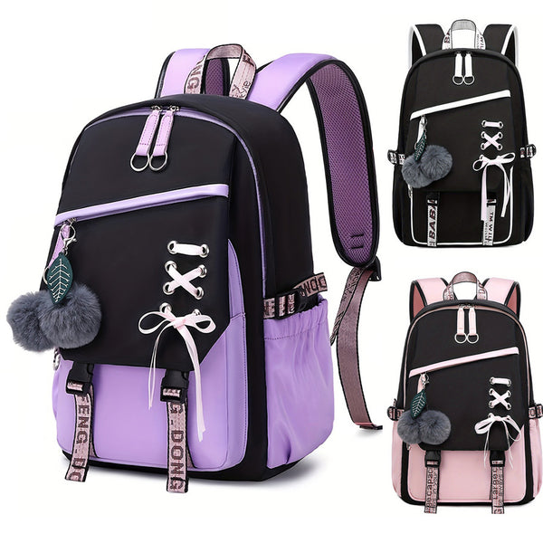 Mochila para Mujer con Lazo, Bonita y Dulce para Chicas