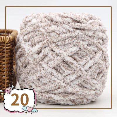Lana para Tejer Colorida Ice Line - Hilo Grueso Suave para Bufandas Artesanales DIY - Image 16