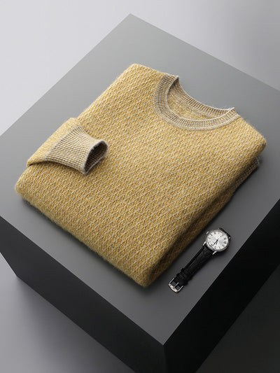 Suéter Ejecutivo de Cuello Redondo para Otoño e Invierno - Image 4