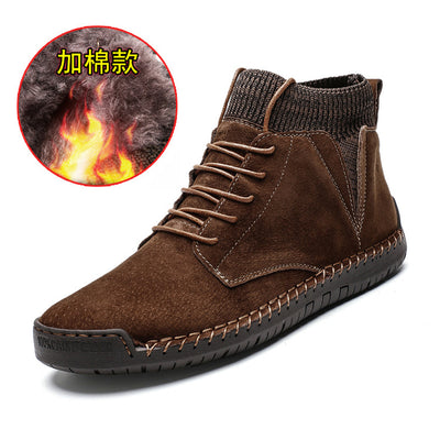 Botas Martin para Hombre Invierno con Forro de Algodón - Caña Media para Nieve - Image 19
