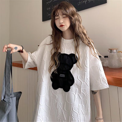 Camiseta Holgada de Manga Corta para Mujer - Image 7