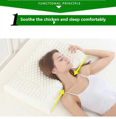 Almohada de Látex Natural Tailandés Ergonómica para Adultos - Image 2
