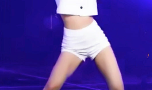 Shorts Leggins Cintura Alta Estilo K-pop Negro Acampanado - Image 12