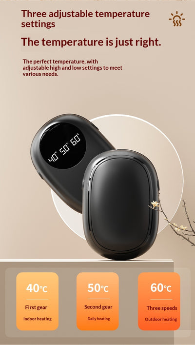 Calentador de Manos Recargable Portátil con Diseño Dividido - Image 11