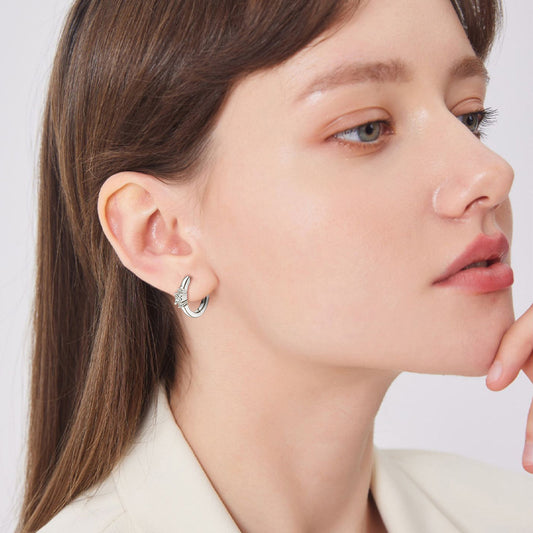 Aretes de Moissanita Multiuso para Mujer - Elegancia Versátil - Image 2