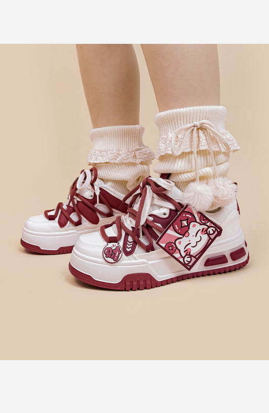 Zapatillas Deportivas Plataforma Red Board para Mujer - Image 8