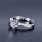 Anillo de Plata 925 con Diamante D 1 Quilate - Diseño Solitario Clásico