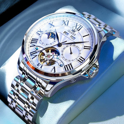 Reloj Automático Calendario Doble Elegancia Empresarial para Hombre - Image 7
