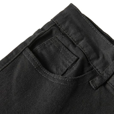 Pantalón Cigarette Retro Cintura Alta Crop Stretch Denim - Image 5