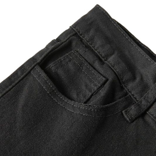 Pantalón Cigarette Retro Cintura Alta Crop Stretch Denim - Image 5