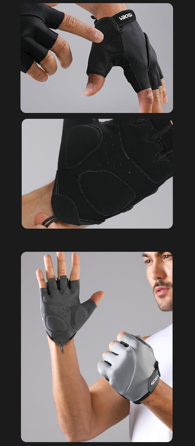 Guantes Deportivos Antideslizantes de Medio Dedo para Fitness y Exterior - Image 6