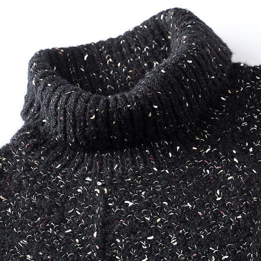 Suéter de Cuello Alto Mohair para Otoño e Invierno - Image 6
