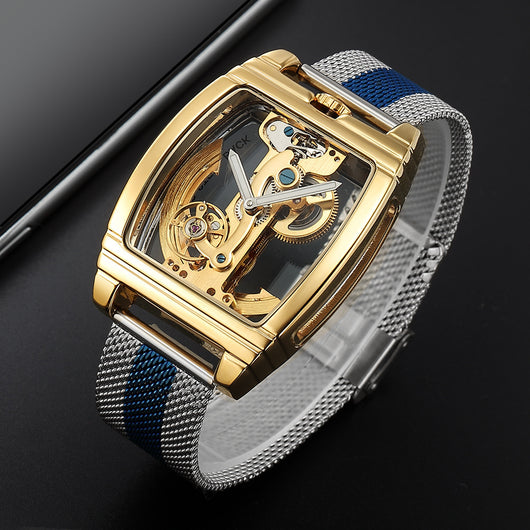 Reloj Mecánico de Cristal Hueco - Image 3