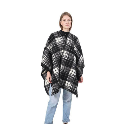 Manta Térmica Elegante de Cuadros para Primavera, Otoño e Invierno - Image 5