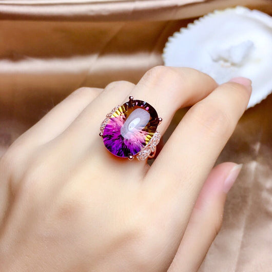 Conjunto de Amatista Cristal Puro y Limpio