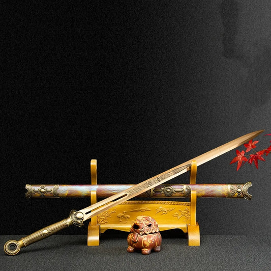 Espada Integral Jinsheng Acero Manganeso Alto - Pieza de Colección Premium Sin Filo - Image 2