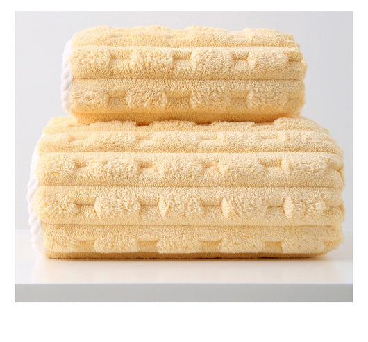 Toalla Facial Extragrande de Terciopelo Coral - Absorbente y Suave - Image 17