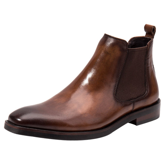 Zapatos de Cuero Marrón para Negocios - Elegancia Profesional para Hombre - Image 11