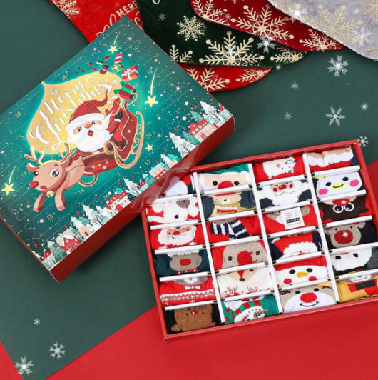 Pack de 24 Calcetines Navideños Populares - Image 4