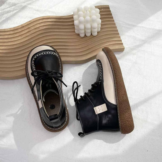 Botas Martin Retro de Encaje para Mujer - Suela Gruesa Otoño Invierno - Image 16