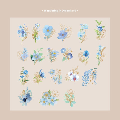 Cuaderno de Flores y Plantas - Material Decorativo 40 Piezas - Image 6