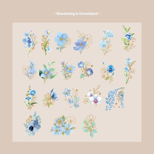 Cuaderno de Flores y Plantas - Material Decorativo 40 Piezas - Image 6