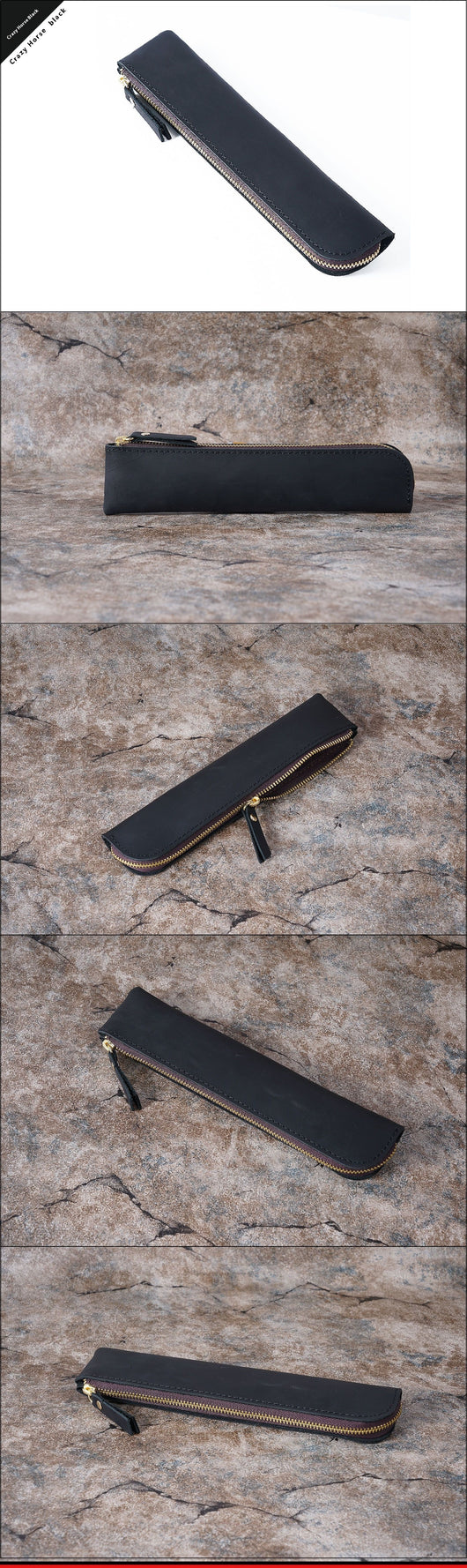 Estuche Portalápices de Cuero Genuino Estilo Retro - Image 15