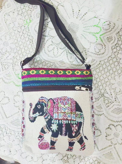 Bolso Bandolera Bordado Étnico con Elefante y Mariposa Estilo Chino - Image 35