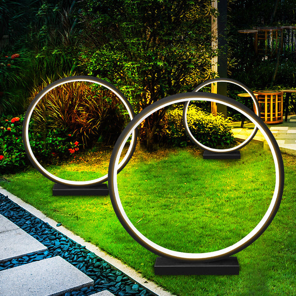 Lámpara de Jardín Redonda Impermeable para Exteriores - Iluminación Moderna