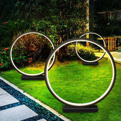 Lámpara de Jardín Redonda Impermeable para Exteriores - Iluminación Moderna
