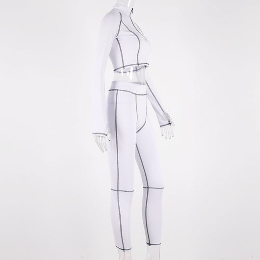 Conjunto de Yoga y Fitness de Manga Larga con Estilo - Image 32