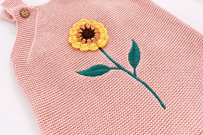 Body Tejido para Bebé Niña Girasol con Tirantes - Image 16