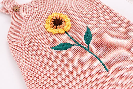 Body Tejido para Bebé Niña Girasol con Tirantes - Image 16