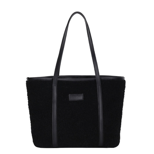 Bolso de Mujer Grande en Lana de Cordero con Textura Premium - Image 2