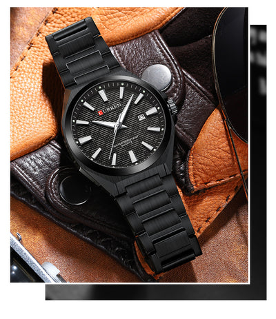 Reloj Minimalista Retro para Hombre con Esfera Grande - Image 8