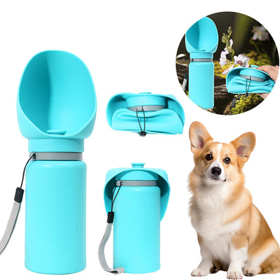 Bebedero Portátil Plegable para Mascotas - Botella de Viaje para Perros y Gatos - Image 8