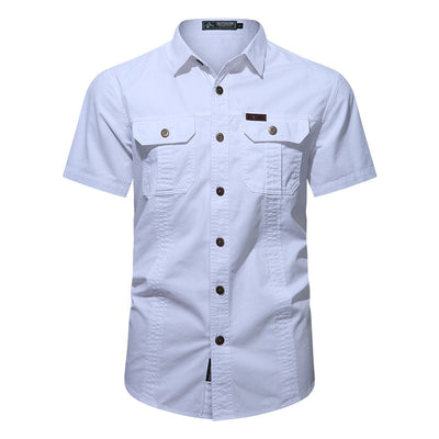 Camisa Militar de Verano Manga Corta para Hombre - Image 16