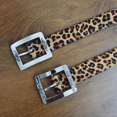 Cinturón con Hebilla Japonesa Estampado Leopardo Unisex - Image 5