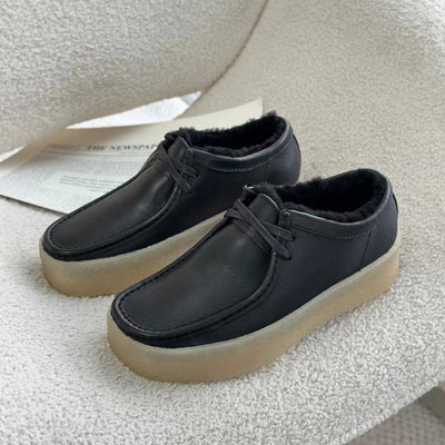 Zapatos Oxford Plataforma Retro de Cuero Genuino - Estilo Británico Casual - Image 4