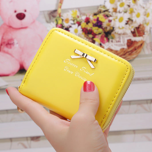 Monedero Compacto con Lazo para Mujer - Cartera Pequeña con Cierre - Image 15
