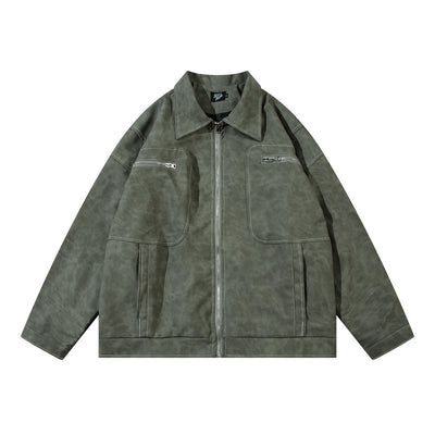 Chaqueta de Cuero PU Punk Desgastada para Hombre - Image 5