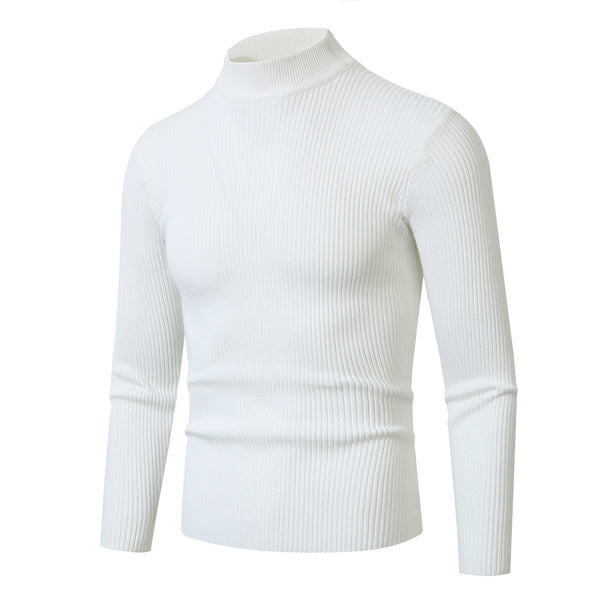 Suéter de Punto Rayado Masculino - Estilo Versátil