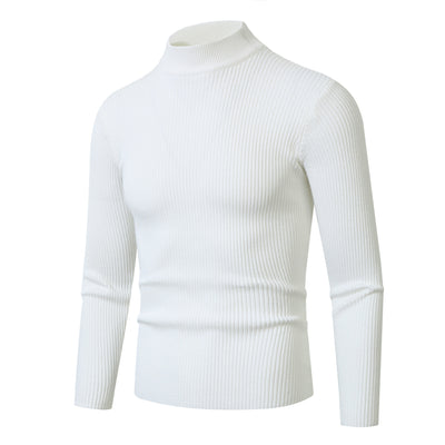 Suéter de Punto Rayado Masculino - Estilo Versátil - Image 2