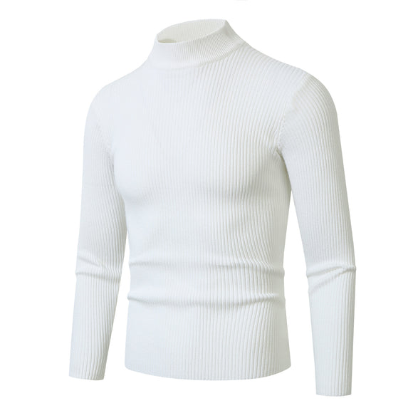 Suéter de Punto Rayado Masculino - Estilo Versátil