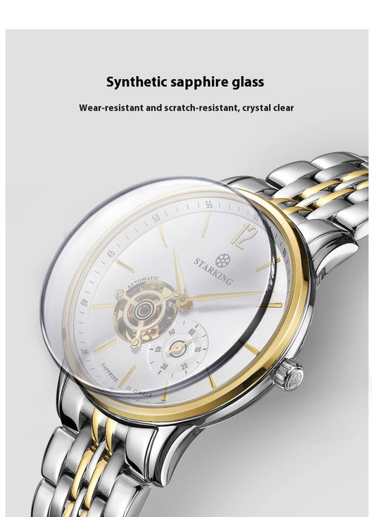 Reloj Mecánico Automático Profesional Hueco Tres Agujas Resistente al Agua para Hombre - Image 9