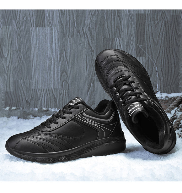 Zapatos Vulcanizados de Invierno para Hombre con Forro Cálido