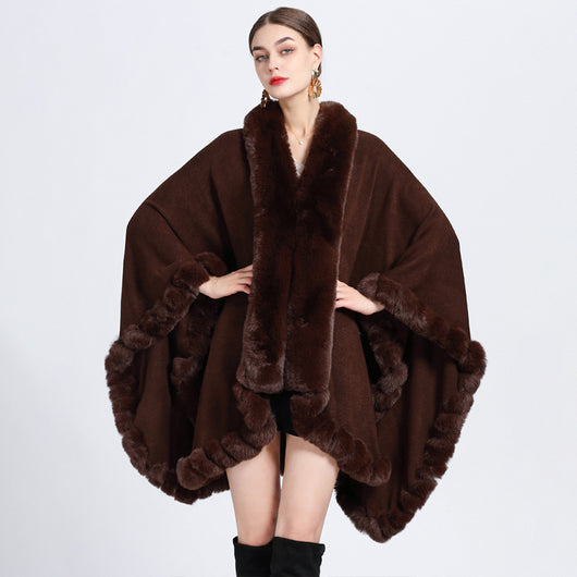 Cardigan Oversized con Cuello de Conejo - Abrigo Tejido Irregular Holgado - Image 8
