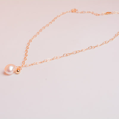 Collar de Perlas de Agua Dulce Naturales con Oro para Mujer - Image 8