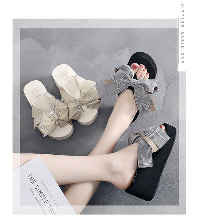 Chanclas Mujer Plataforma Gruesa con Moño - Cómodas y Versátiles - Image 8