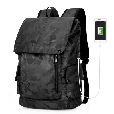 Mochila Retro Casual para Hombre - Diseño Minimalista Estudiante - Image 12